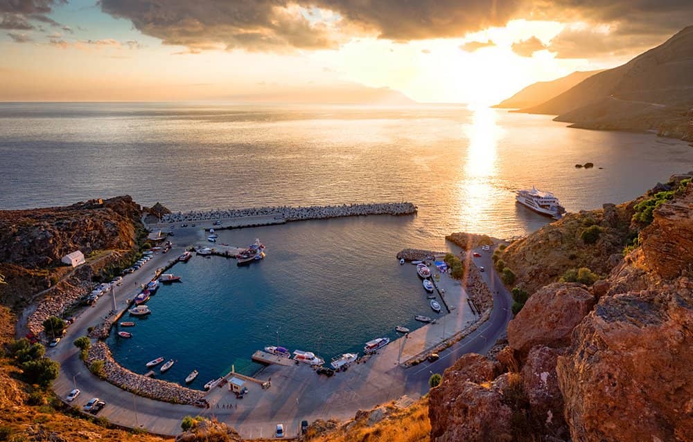 Chora Sfakion Hafen Kreta