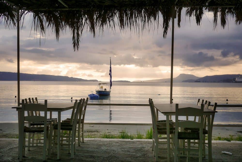 Taverne op het strand